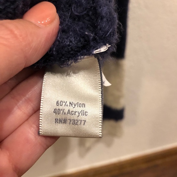 LC Lauren Conrad Navy/Cream Sweater - Picture 7 of 8